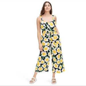 Diane von Furstenberg for Target Utility Yellow Poppy Jumpsuit Large - DVF